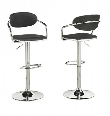 ADJ. BAR STOOL BLACK